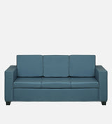 GOA Three Seater Upholstered Sofa With Storage - 12 Months Warranty - BLUE