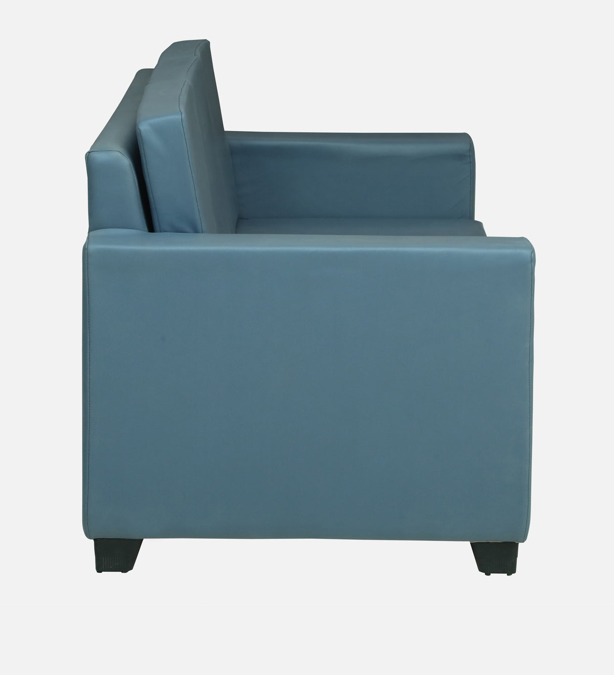 GOA Three Seater Upholstered Sofa With Storage - 12 Months Warranty - BLUE