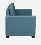 GOA Three Seater Upholstered Sofa With Storage - 12 Months Warranty - BLUE