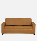 GOA Three Seater Upholstered Sofa With Storage - 12 Months Warranty - SAFFARON
