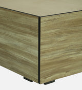 Vento Engineered Wood Bed with Box and Headboard Storage (STONE) - 12 Months Warranty