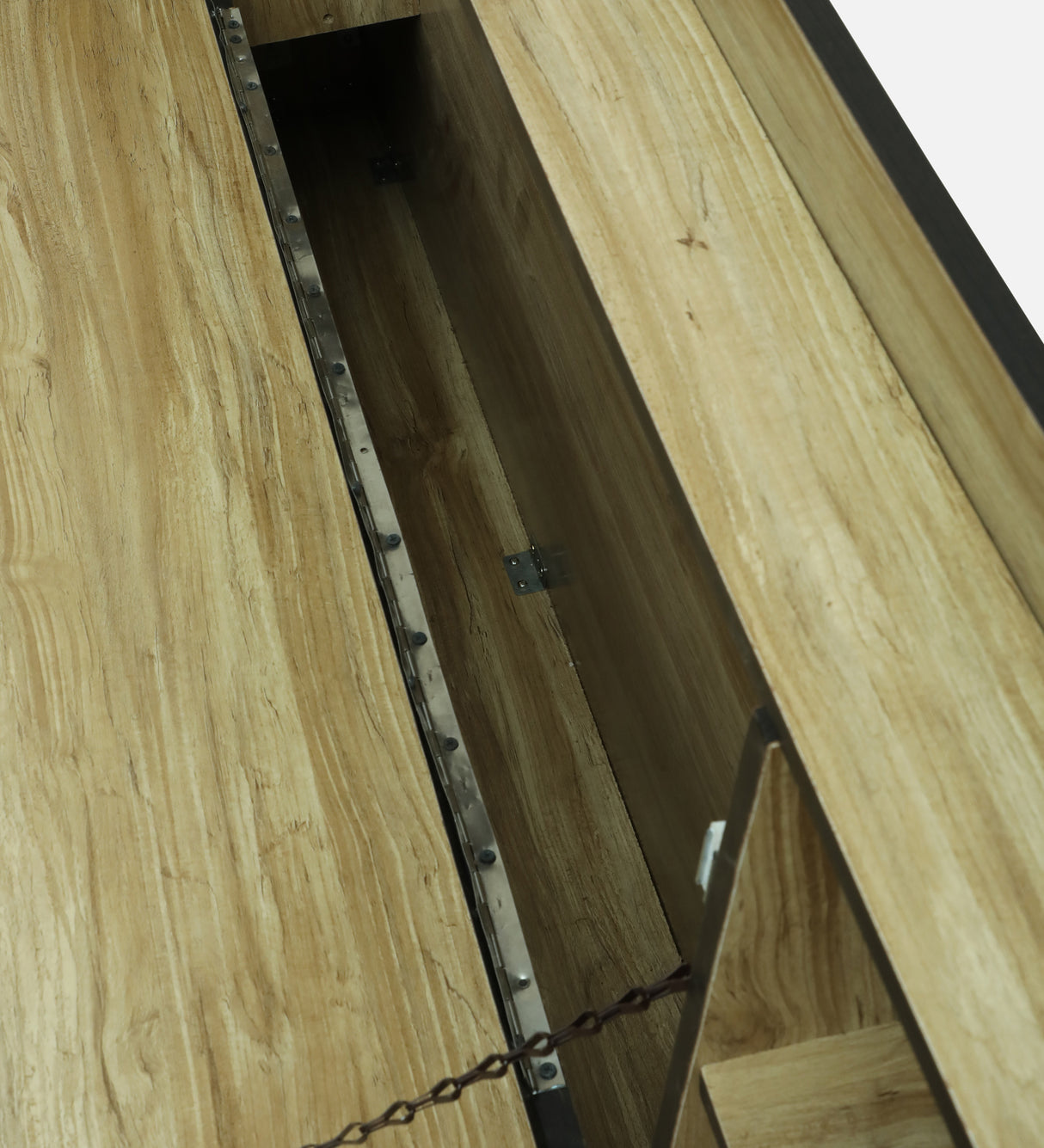 Vento Engineered Wood Bed with Box and Headboard Storage (STONE) - 12 Months Warranty