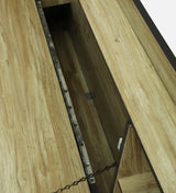 Vento Engineered Wood Bed with Box and Headboard Storage (STONE) - 12 Months Warranty