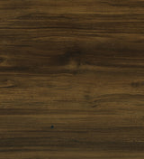 COPS Engineered Wood Bed with Box and Headboard Storage (Walnut) - 12 Months Warranty