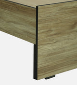 ALLEN Engineered Wood Bed Without Storage and Upholstered Headboard (STONE) - 12 Months Warranty