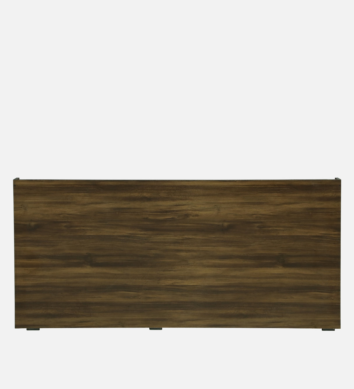 Vento Engineered Wood Bed with Box and Headboard Storage (Walnut) - 12 Months Warranty