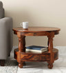 Jodhpur Solid Sheesham Wood End Table - 3 Years Warranty