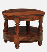Jodhpur Solid Sheesham Wood End Table - 3 Years Warranty