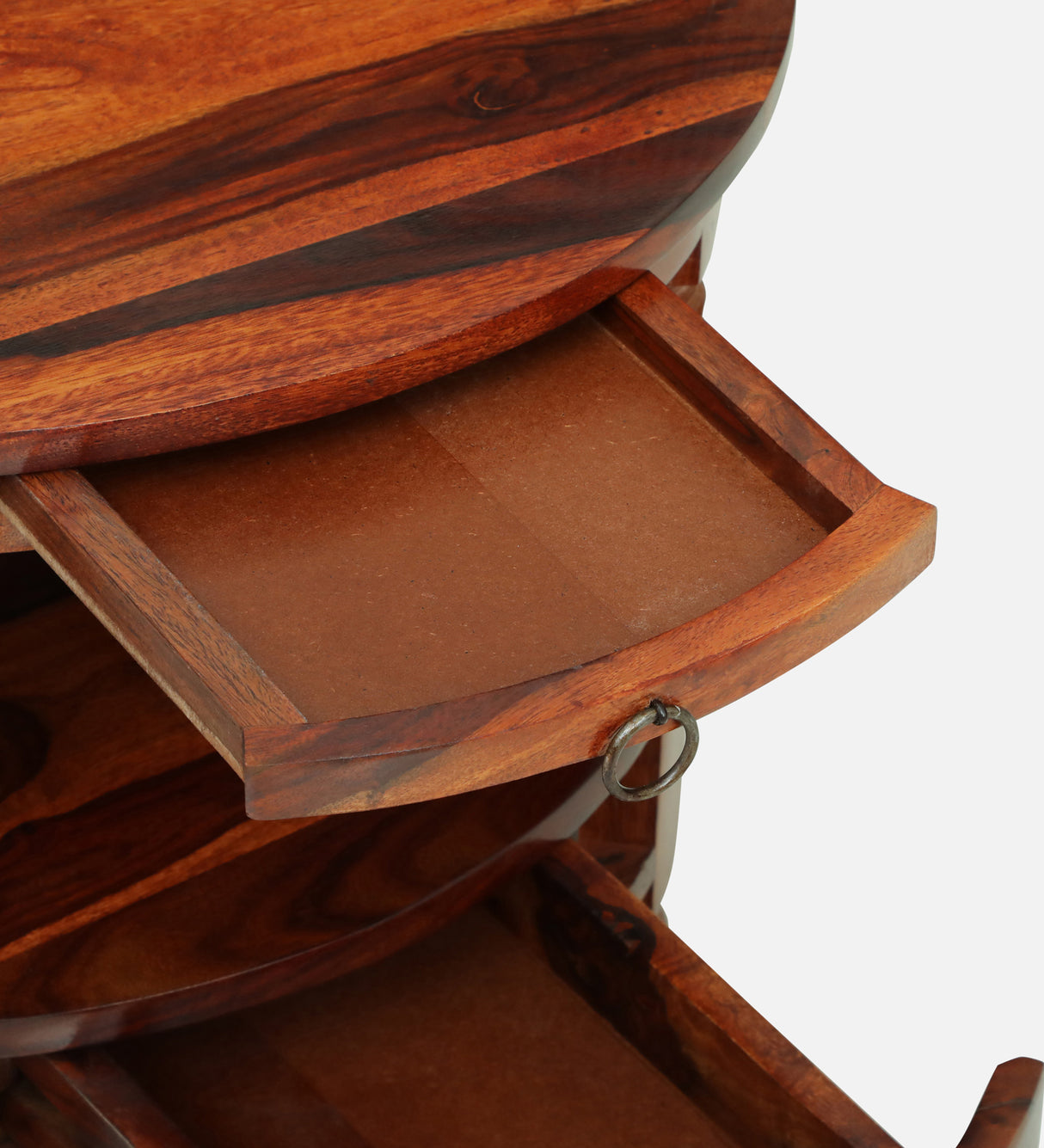 Jodhpur Solid Sheesham Wood End Table - 3 Years Warranty