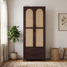 Cosmos Solid Sheesham Wood Wardrobe With Two Doors and Two Drawers - 3-Year Warranty