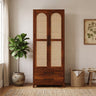 Cosmos Solid Sheesham Wood Wardrobe With Two Doors and Two Drawers - 3-Year Warranty