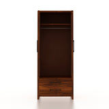 Cosmos Solid Sheesham Wood Wardrobe With Two Doors and Two Drawers - 3-Year Warranty