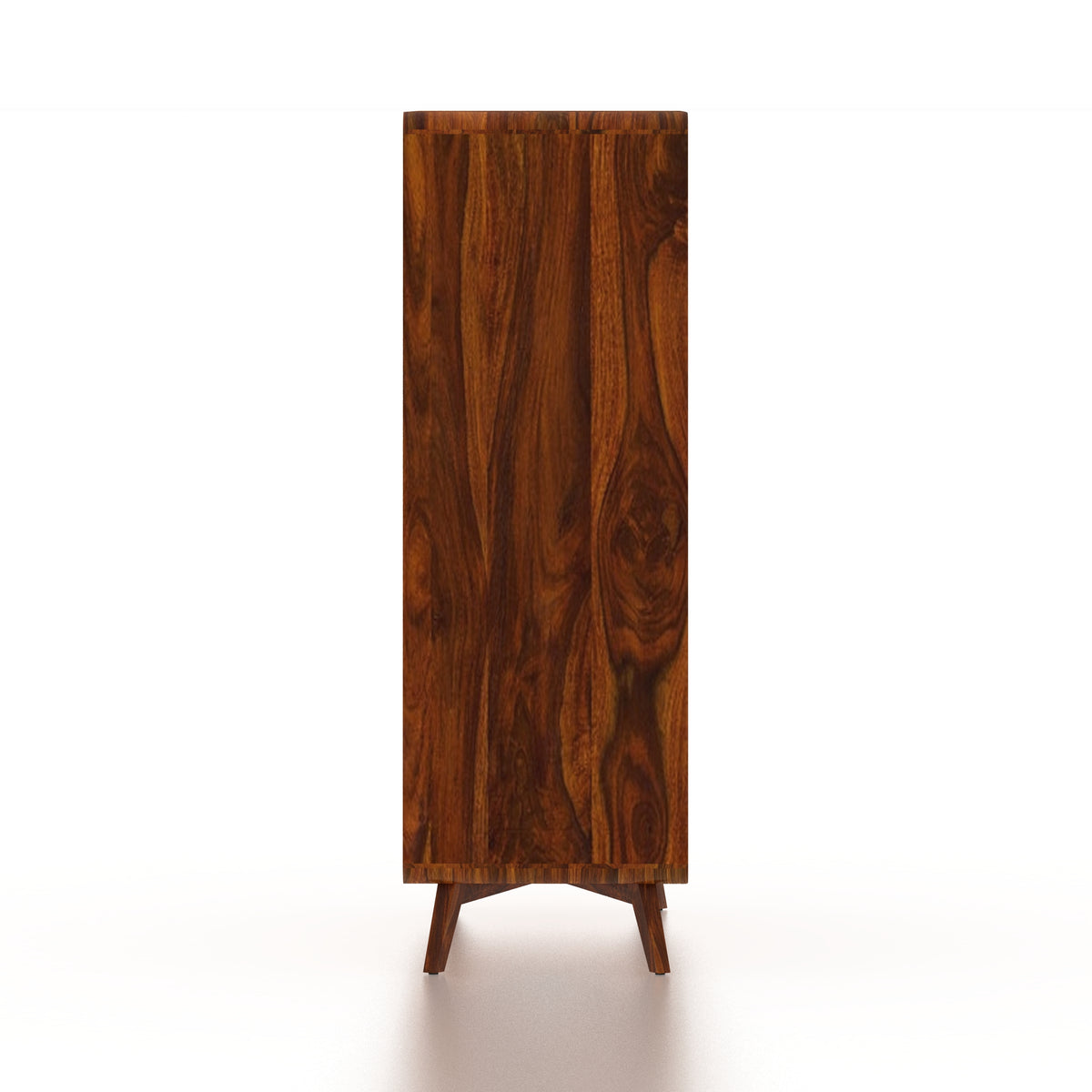 Robert Solid Sheesham Wood Shoe Rack With Two Doors, Drawer and Open Shelf- 3-Year Warranty