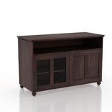 Fusion Solid Sheesham Wood Display Unit/Sideboard - 3 Years Warranty