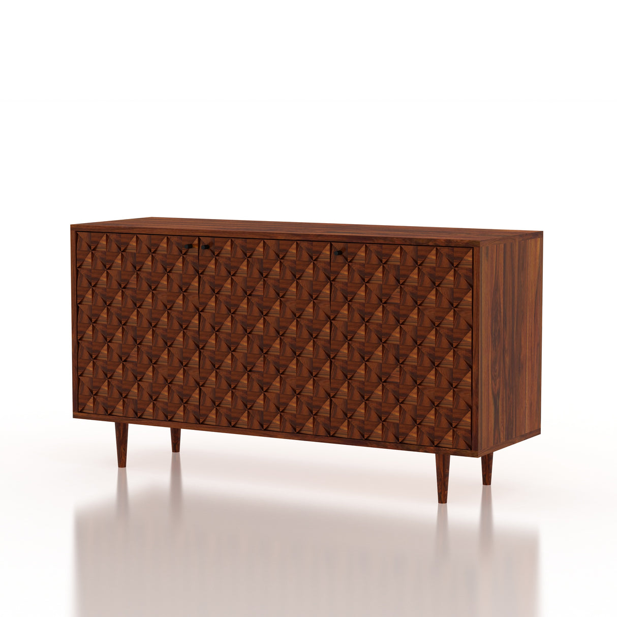 Raj Solid Sheesham Wood Sideboard Storage Unit - 3 Years Warranty