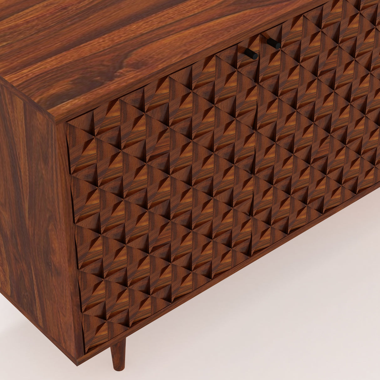 Raj Solid Sheesham Wood Sideboard Storage Unit - 3 Years Warranty