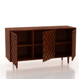 Raj Solid Sheesham Wood Sideboard Storage Unit - 3 Years Warranty