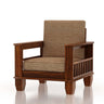 Maharaja Solid Sheesham Wood Single Seater Sofa - 3 Years Warranty
