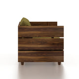 Cairo Solid Sheesham Wood 3 Seater Sofa - 3 Year Warranty (LUXE EDITION)