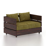 Cairo Solid Sheesham Wood 2 Seater Sofa - 3 Year Warranty (LUXE EDITION)