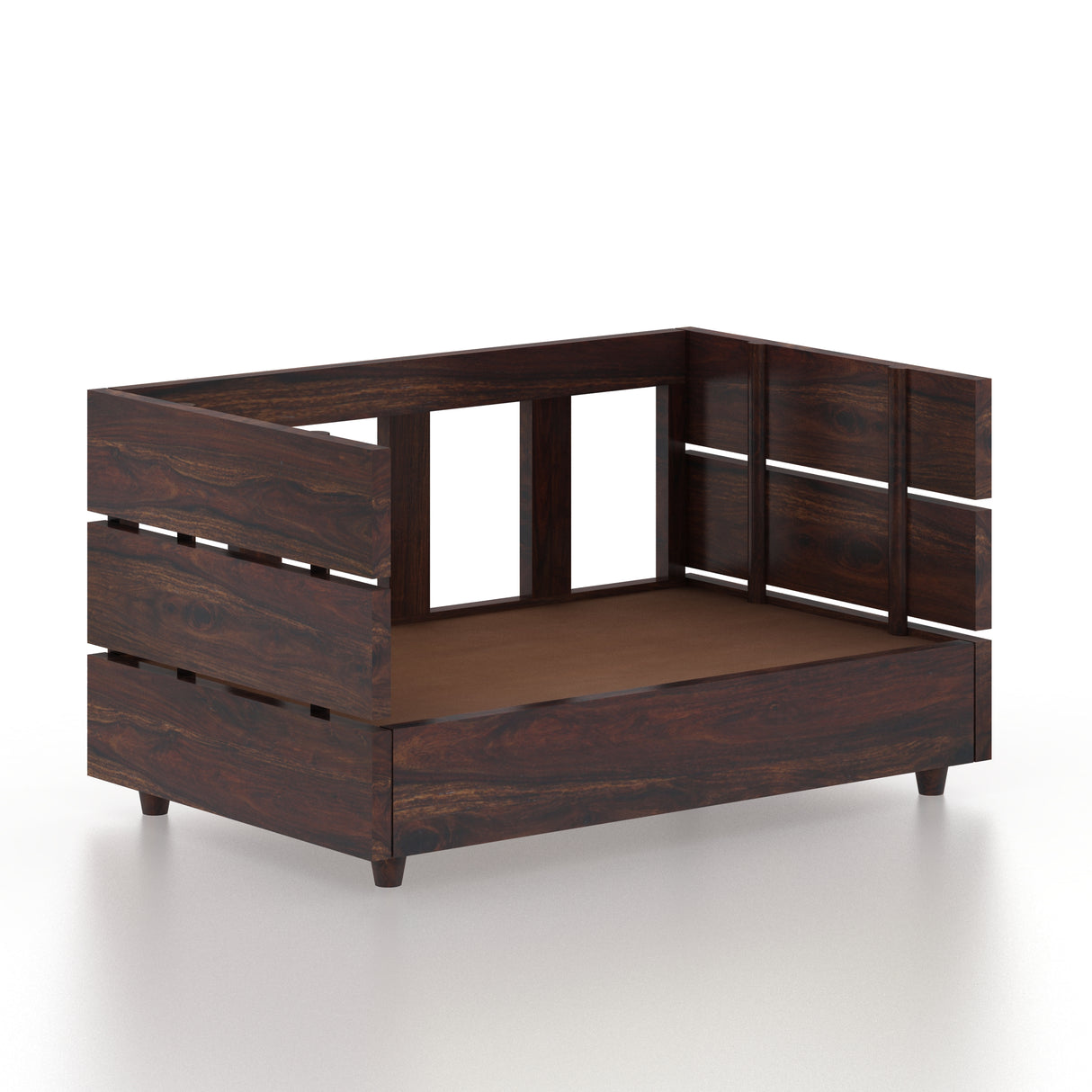 Cairo Solid Sheesham Wood 2 Seater Sofa - 3 Year Warranty (LUXE EDITION)