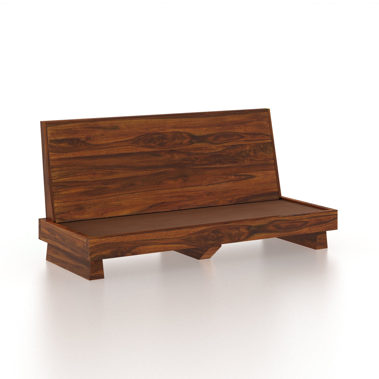 RONNY Solid Sheesham Wood 3 Seater Sofa - 3 Year Warranty (LUXE EDITION)