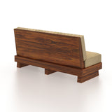 RONNY Solid Sheesham Wood 3 Seater Sofa - 3 Year Warranty (LUXE EDITION)