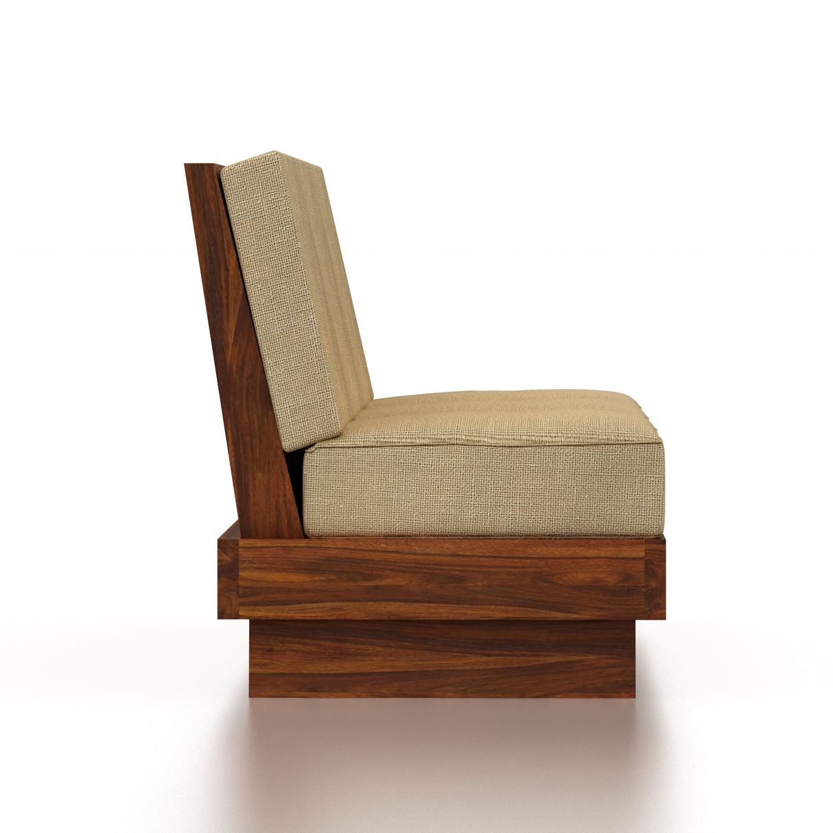 RONNY Solid Sheesham Wood 3 Seater Sofa - 3 Year Warranty (LUXE EDITION)