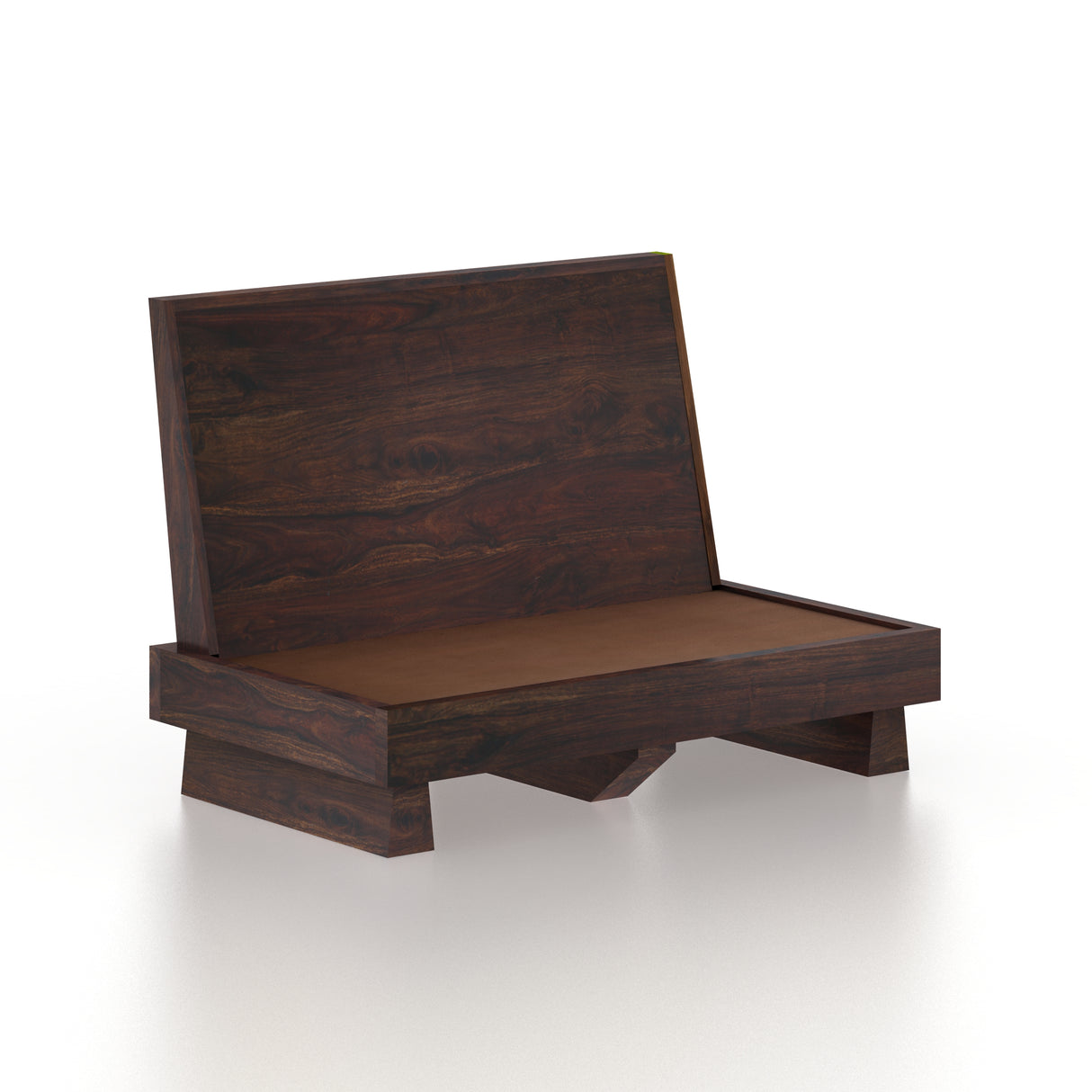 RONNY Solid Sheesham Wood 2 Seater Sofa - 3 Year Warranty (LUXE EDITION)