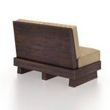 RONNY Solid Sheesham Wood 2 Seater Sofa - 3 Year Warranty (LUXE EDITION)