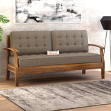 RAYON Solid Sheesham Wood 3 Seater Sofa - 3 Year Warranty (LUXE EDITION)
