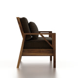 CIZAR Solid Sheesham Wood 3 Seater Sofa - 3 Year Warranty (LUXE EDITION)