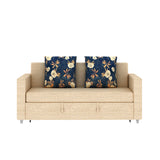 Victoria Fabric 3 Seater Pull Out Sofa Cum Bed(BEIGE) - 24 Months Warranty