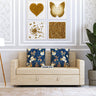 Victoria Fabric 3 Seater Pull Out Sofa Cum Bed(BEIGE) - 24 Months Warranty