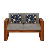 Euro Solid Sheesham Wood 2 Seater Sofa - 3 Years Warranty