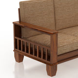 Maharaja Solid Sheesham Wood 2 Seater Sofa - 3 Years Warranty