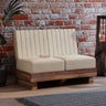 RONNY Solid Sheesham Wood 2 Seater Sofa - 3 Year Warranty (LUXE EDITION)