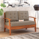 RAYON Solid Sheesham Wood 2 Seater Sofa - 3 Year Warranty (LUXE EDITION)