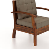RAYON Solid Sheesham Wood Single Seater Sofa - 3 Year Warranty (LUXE EDITION)