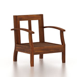 RAYON Solid Sheesham Wood Single Seater Sofa - 3 Year Warranty (LUXE EDITION)