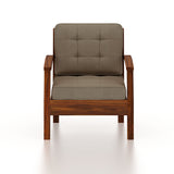 RAYON Solid Sheesham Wood Single Seater Sofa - 3 Year Warranty (LUXE EDITION)