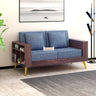 Bolt Solid Sheesham Wood 2 Seater Sofa With Side Storage - 3 Year Warranty (LUXE EDITION)