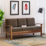 DELTA Solid Sheesham Wood 3 Seater Sofa - 3 Year Warranty (LUXE EDITION)