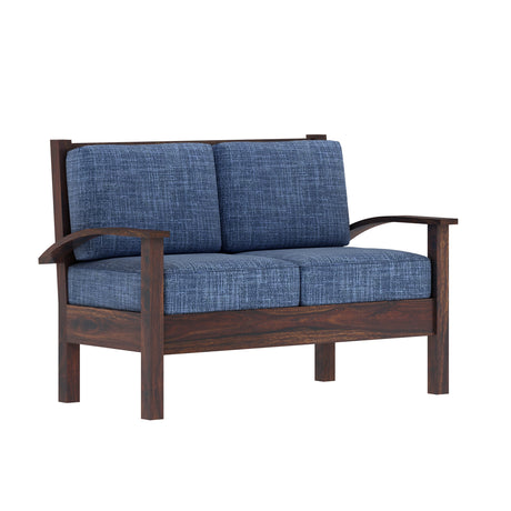 DELTA Solid Sheesham Wood 2 Sofa - 3 Year Warranty (LUXE EDITION)