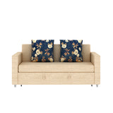 Victoria Fabric 3 Seater Pull Out Sofa Cum Bed(BEIGE) - 24 Months Warranty