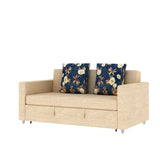 Victoria Fabric 3 Seater Pull Out Sofa Cum Bed(BEIGE) - 24 Months Warranty