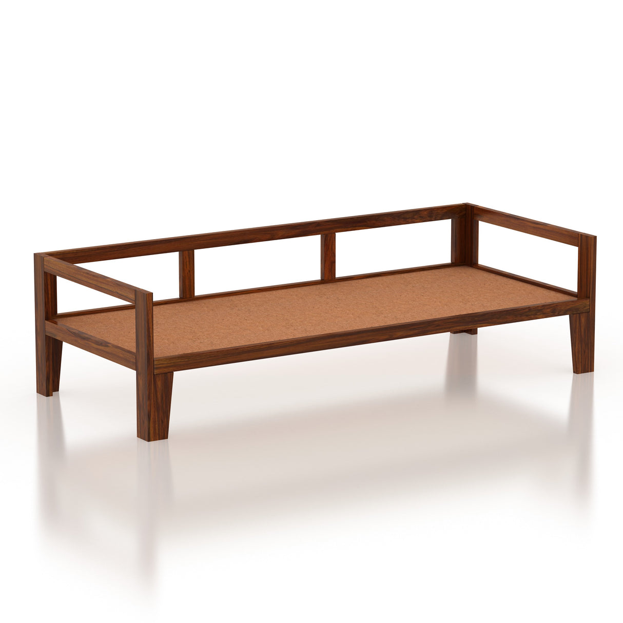 Foster Solid Sheesham Wood Divan Cum Sofa - 3 Years Warranty