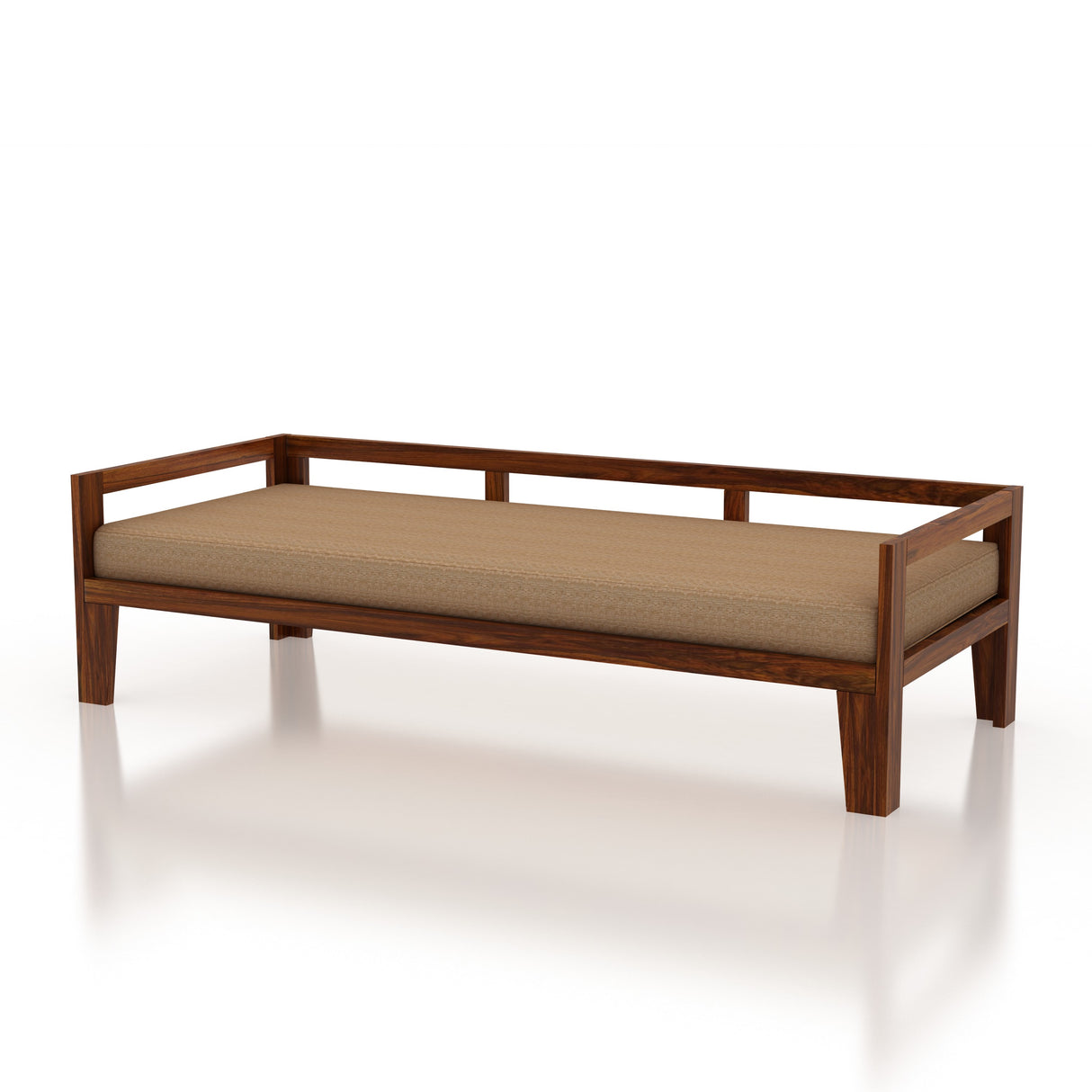 Foster Solid Sheesham Wood Divan Cum Sofa - 3 Years Warranty