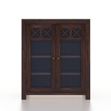 LYON Solid Sheesham Wood Shoe Rack Cabinet - 3 Years Warranty