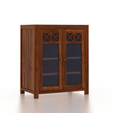 LYON Solid Sheesham Wood Shoe Rack Cabinet - 3 Years Warranty